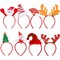 JOYIN 8 Packs Christmas Headbands Christmas Head Hat Toppers Christmas Costume Accessories for Women Men Kids Christmas Parties Xmas Holiday Party Favors Photo Booth